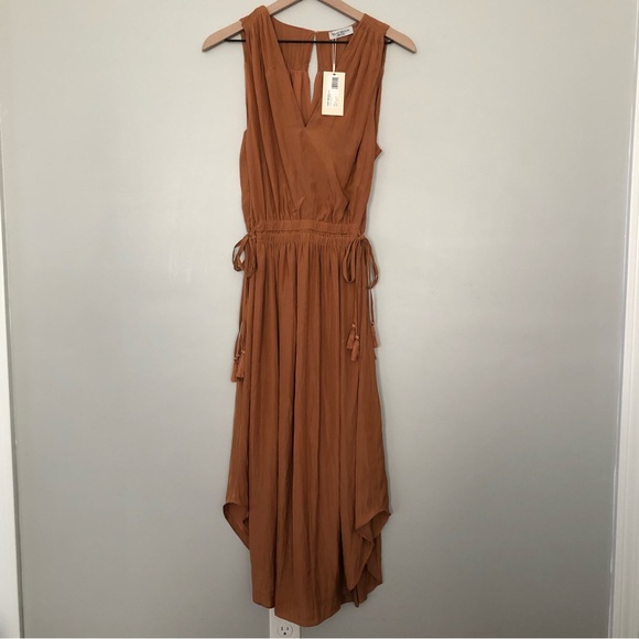 Ramy Brook Hayley Drawstring Dress Size Large - Picture 2 of 10